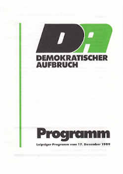Programm des Demokratischen Aufbruch vom 17.12.1990